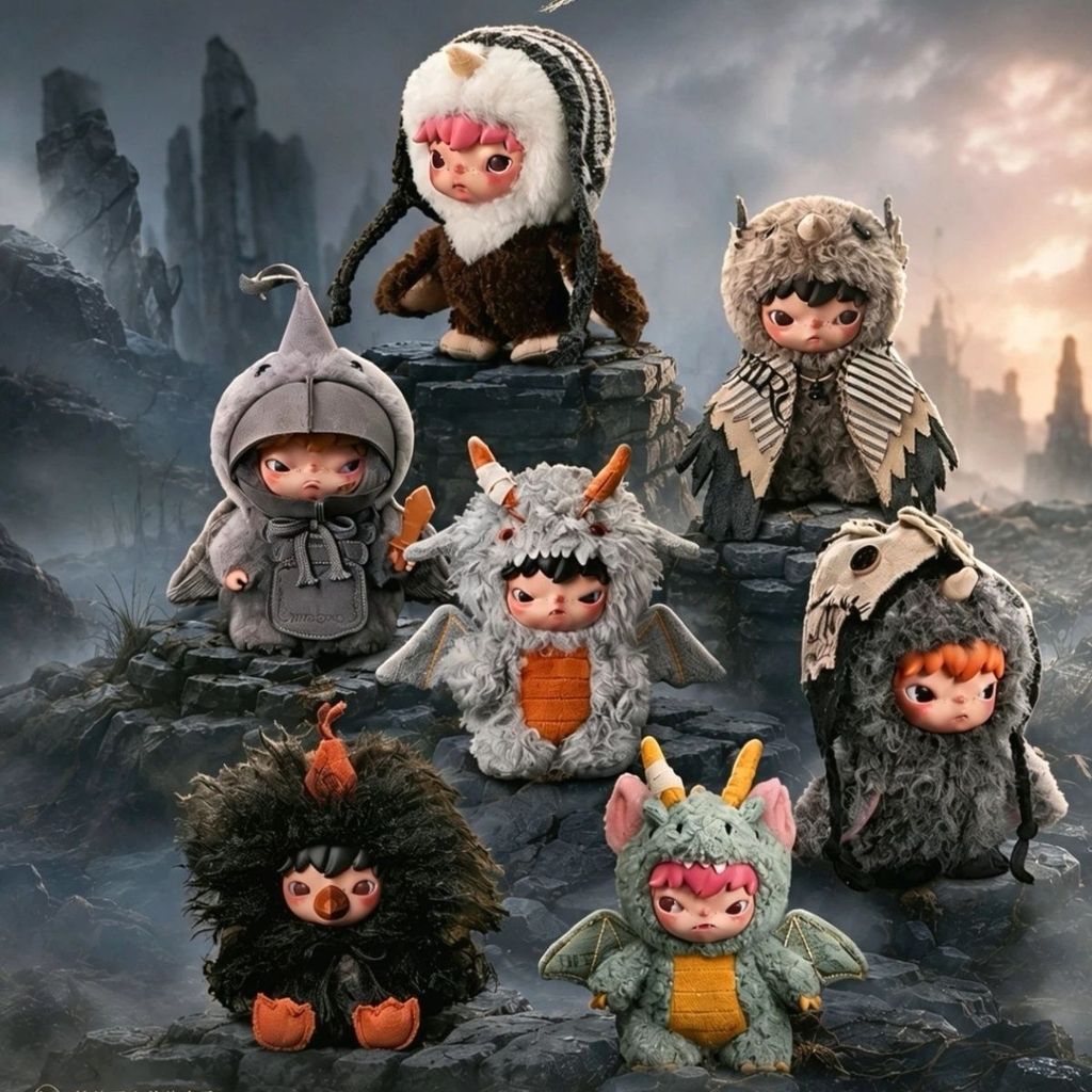 [พร้อมส่ง] Hirono ชุดคนกลางหมอก พวงกุญแจห้อยกระเป๋า ผ้าสักหลับตกแต่ง ของสะสมของขวัญ