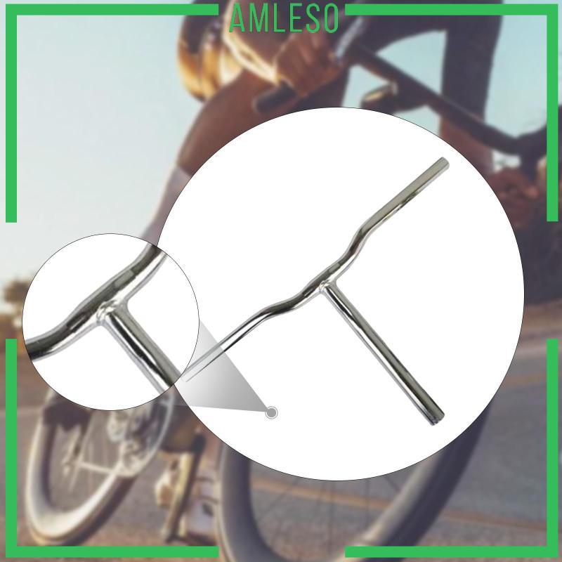 [Amleso] จักรยานพับได้ T Handlebar Repairing Portable Sleek Folding Bike Handle Bar