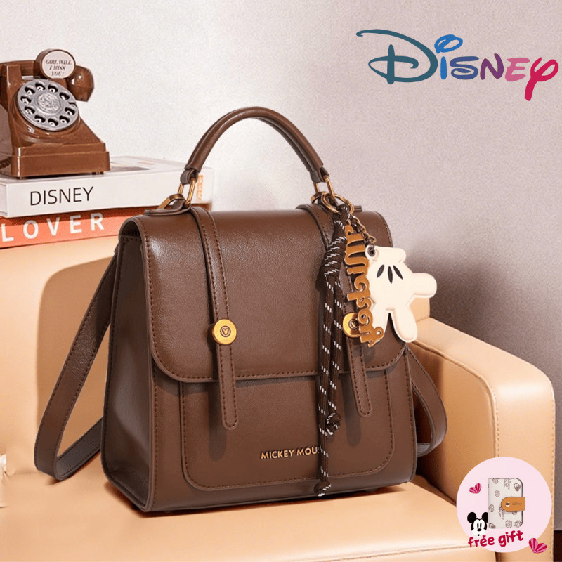 Disney ของแท้ Mickey Series Fashion Retro Casual Commuter Ladies Backpack ราคาถูก Shopee Lazada