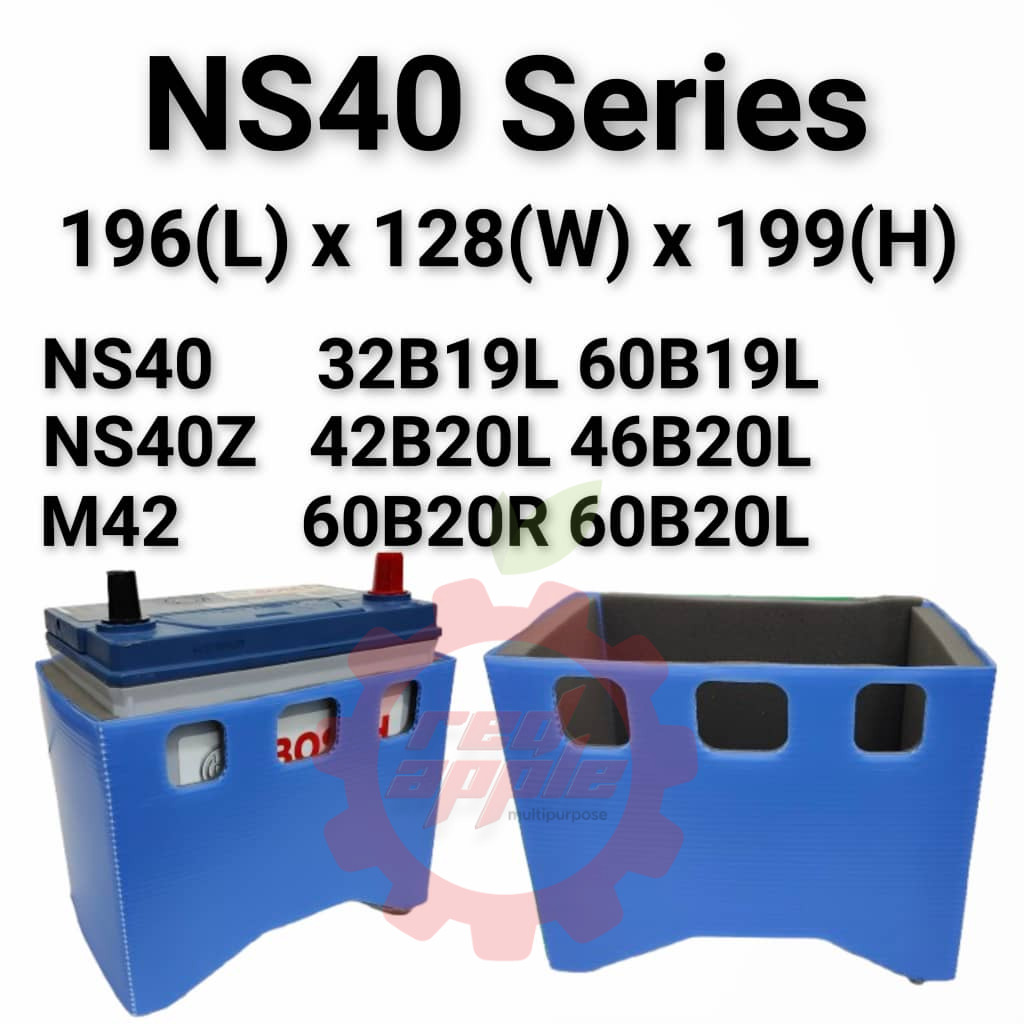 BATTERY JACKET HONDA / TOYOTA / PERODUA NS40 M42 NS40ZL ฝาครอบป้องกันแบตเตอรี่รถยนต์