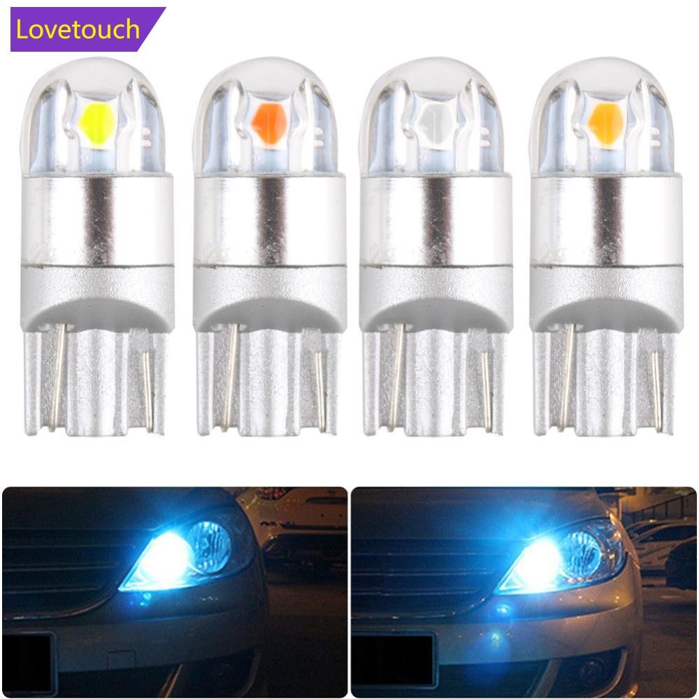 LOVETOUCH 1 PC T10 W5W 168 ไฟอ่านหนังสือภายในรถ 12V DC Auto โคมไฟสีขาว K4R1