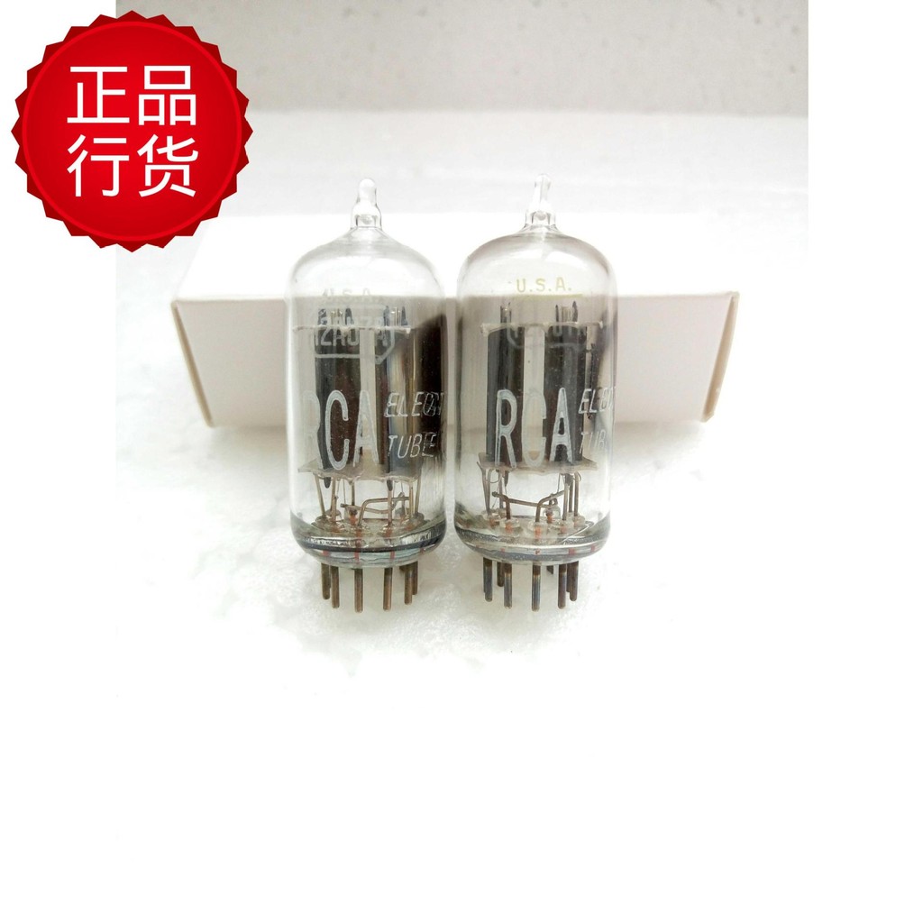 หัวล้านอเมริกัน RCA 12AU7A รุ่นหลอด GE 5814 6189 ECC82 12AU7 6N10