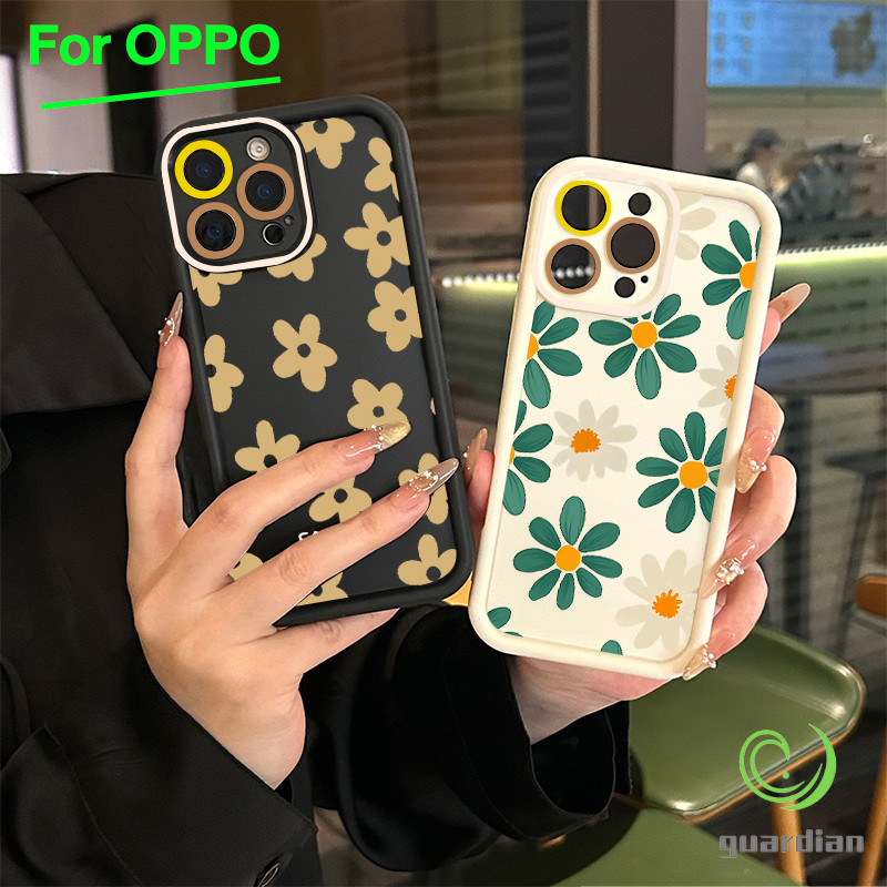 For เคสโทรศัพท์ OPPO A3 A3X A60 5G A9 A18 ดอกไม้ A38 A15 A15s A60 A35 A17 A17K A79 5G OPPOA57 4G A55 A77 A77S 4