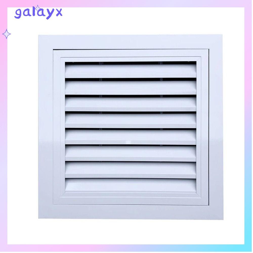 ตะแกรงช่องระบายอากาศ GALAYX, ช่องระบายอากาศแบบสี่เหลี่ยมอลูมิเนียมอัลลอยด์, พร้อมบ้านฝาครอบช่องระบายอากาศสีขาวตาข่าย