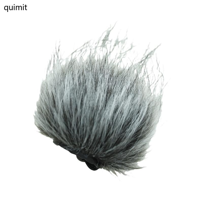 QUIM ไมโครโฟนกลางแจ้งกระจก Muff Furry สําหรับ ZOOM H1 Essential Handheld Digital Recorders