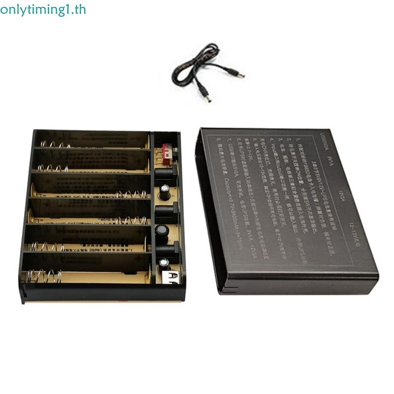 เท่านั้น USB 5V สําหรับ DC 9V 12V เอาต์พุต 6x 18650 UPS DIY กล่องสําหรับเราเตอร์ LED แท็บเล็ต