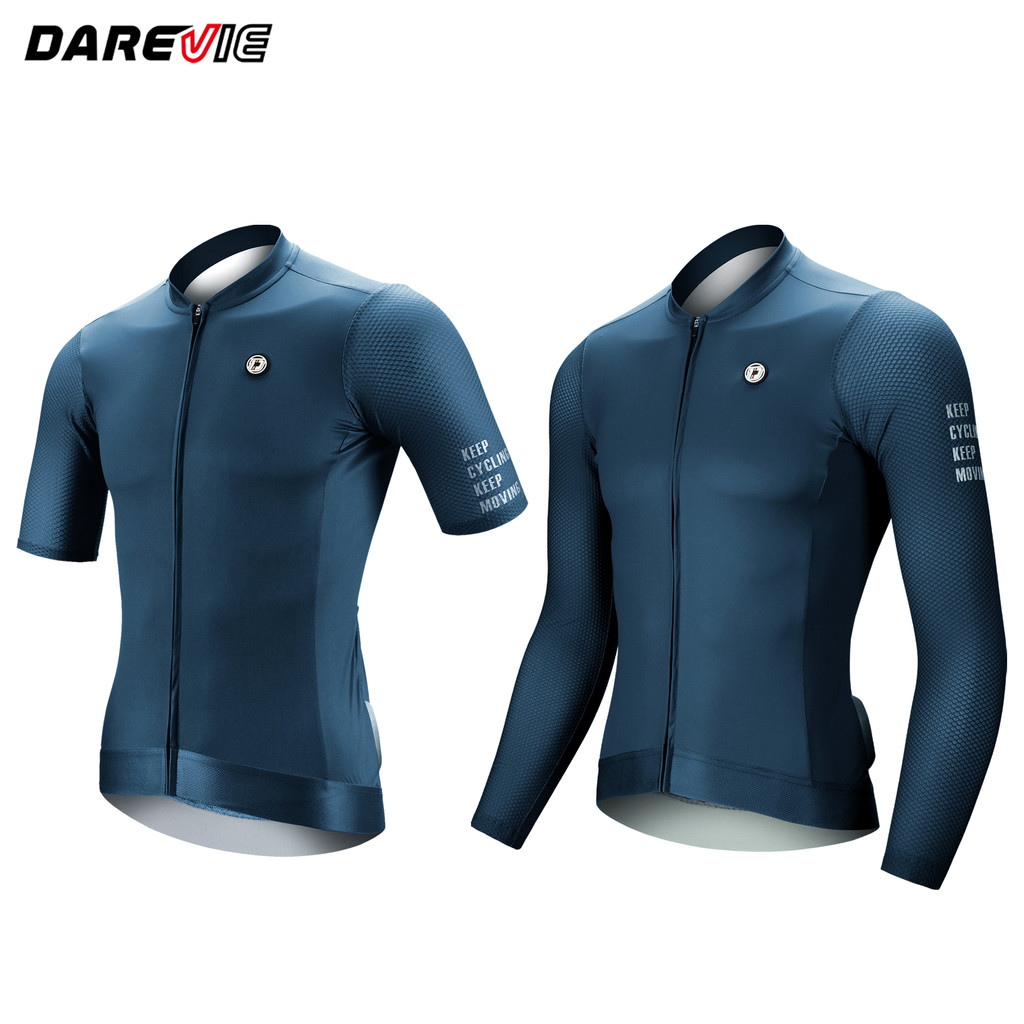 เสื้อกันลมจักรยาน DAREVIE สำหรับผู้ชาย ดึงความชุ่มชื่นและระบายเหงื่อได้ดี เหมาะสำหรับการฝึกซ้อมและการขี่จักรยาน