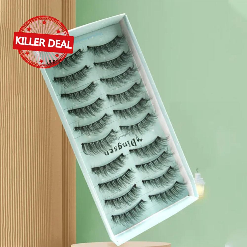 3d Faxu Mink Hair ขนตาปลอม Wispy Fluffy Extension Lashes J6r9