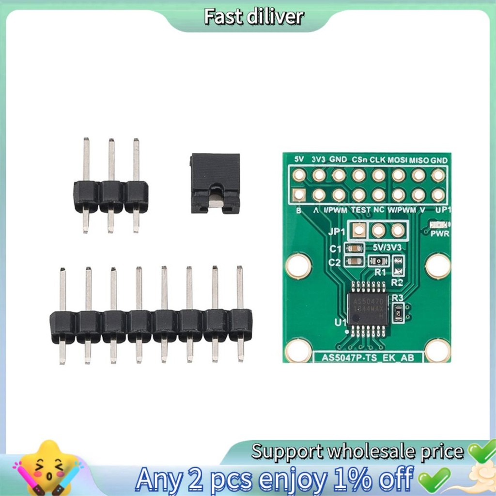 AS5047 Encoder อะแดปเตอร์ SimpleFOC Doggo โมดูลแม่เหล็ก Encoder SPI ABI Pulse กว้าง Modulation AS504