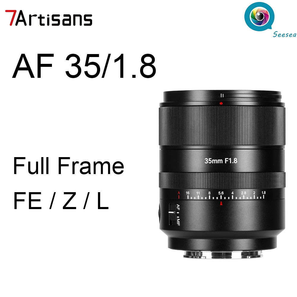 7Artisans 35mm f1.8 AF เลนส์ฟูลเฟรมโฟกัสอัตโนมัติสําหรับกล้องมิเรอร์เลสเมาท์ Sony E / Z / L 35 มม. f