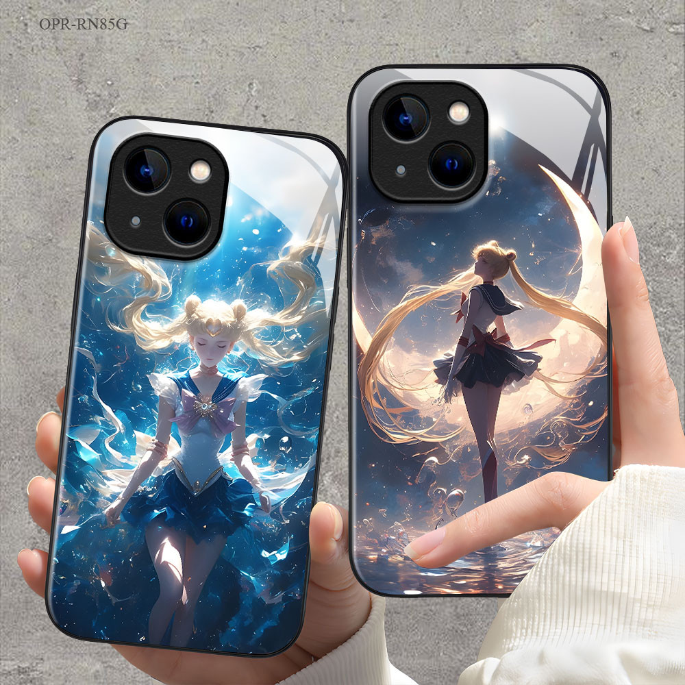 OPPO Reno 8 8Z 7 7Z 6Z 6 5 4 2F F11 F9 F7 F5 Pro Youth 4G 5G เคสออปโป้ Hat Boy Glass Case BL