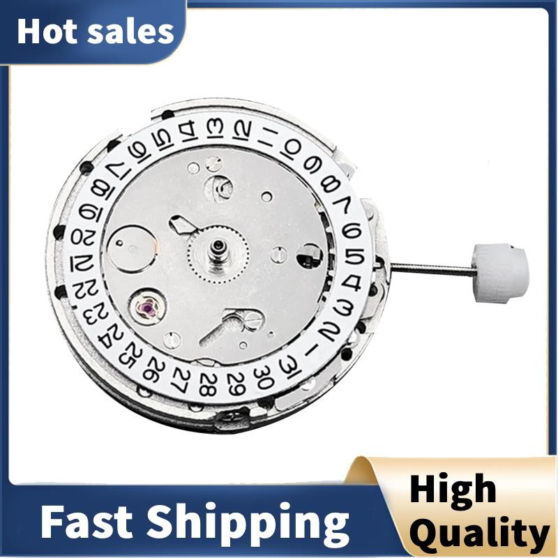 DG2813 Movement นาฬิกาปฏิทินสีขาววันที่ทดแทน Miyota 8215 821A Movement