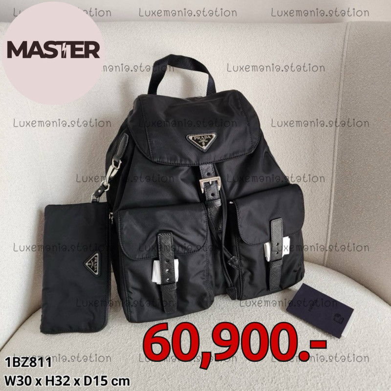 : New!! Prada 1BZ811 Nylon Backpack Bag ‼️ก่อนกดสั่งรบกวนทักมาเช็คสต๊อคก่อนนะคะ‼️