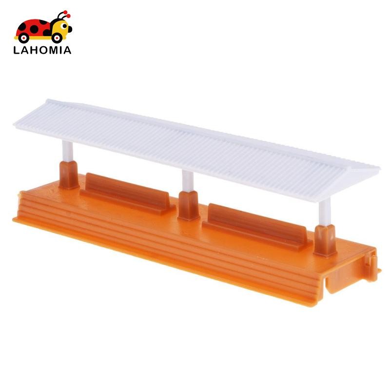 [ลาโฮเมีย] 1:87 สถานีรถไฟขนาดแพลตฟอร์มชุดรูปแบบสําหรับอุปกรณ์เสริมเค้าโครงโต๊ะทราย