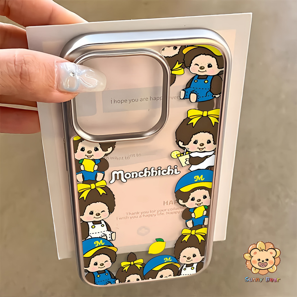 สําหรับiphone 16 Pro Max ปิดคดี  15 14 XR 13 12 11 Pro Max 8 7 Plus X Xs Max Se 2020 13 12 11 นุ่มหรูหราElectroplatedกรอบโปร่งใสเคสโทรศัพท์