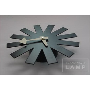 นาฬิกา Nelson Black Asterisk, nelson Classic Black Wall clock Creative Art clock