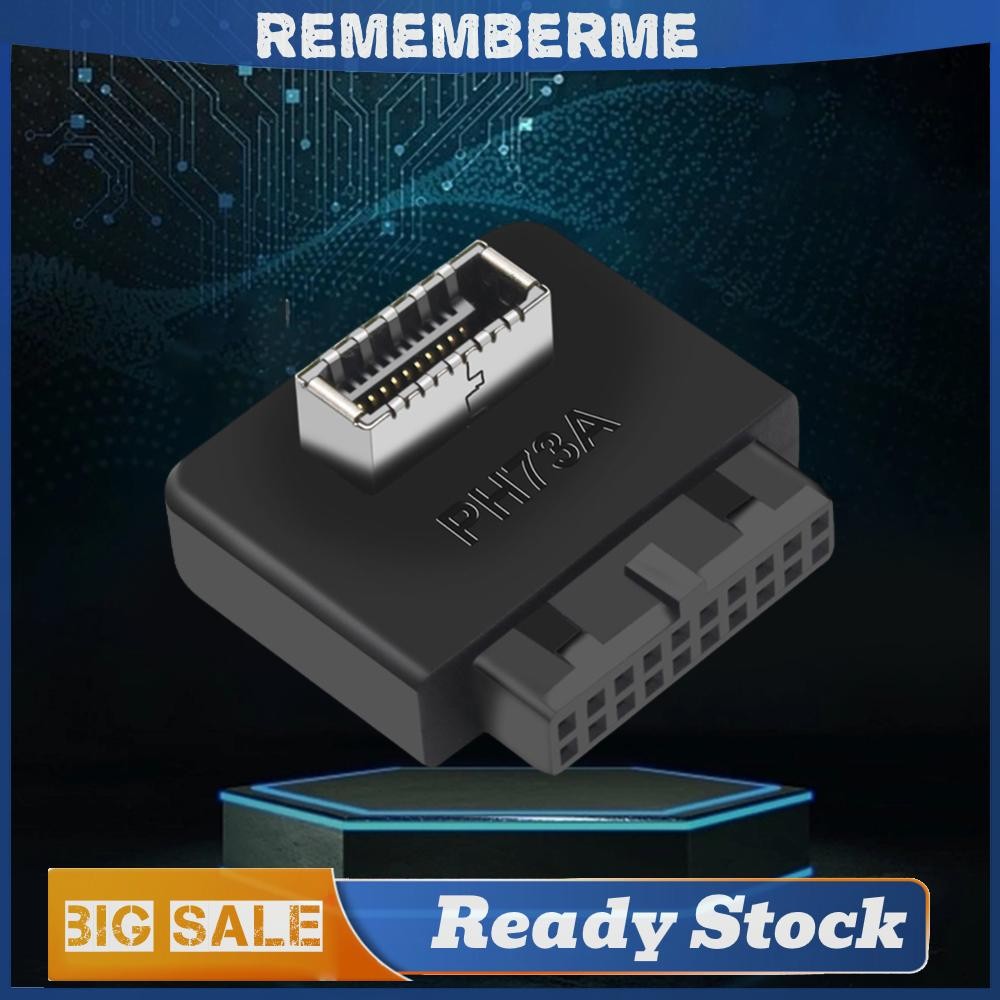 USB3.0 19/20P ถึง TYPE-E อะแดปเตอร์แผงด้านหน้าความเร็วเกียร์สูงสุด 10Gbps ปลั๊กแปลงภายในแนวตั้ง TYPE-C พอร์ตแทรกสําหรับเมนบอร์ด