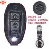ซองกุญแจหนังแท้ 3D SUZUKI SWIFT,GRAND,VITARA,SX4,CELERIO