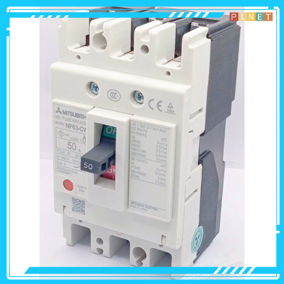 งานแท้ เบรกเกอร์ BREAKER MITSUBISHI NF63-CW 3P 50A สินค้าถ่ายจากงานจริงของทางร้านมือหนึ่ง ส่งใว