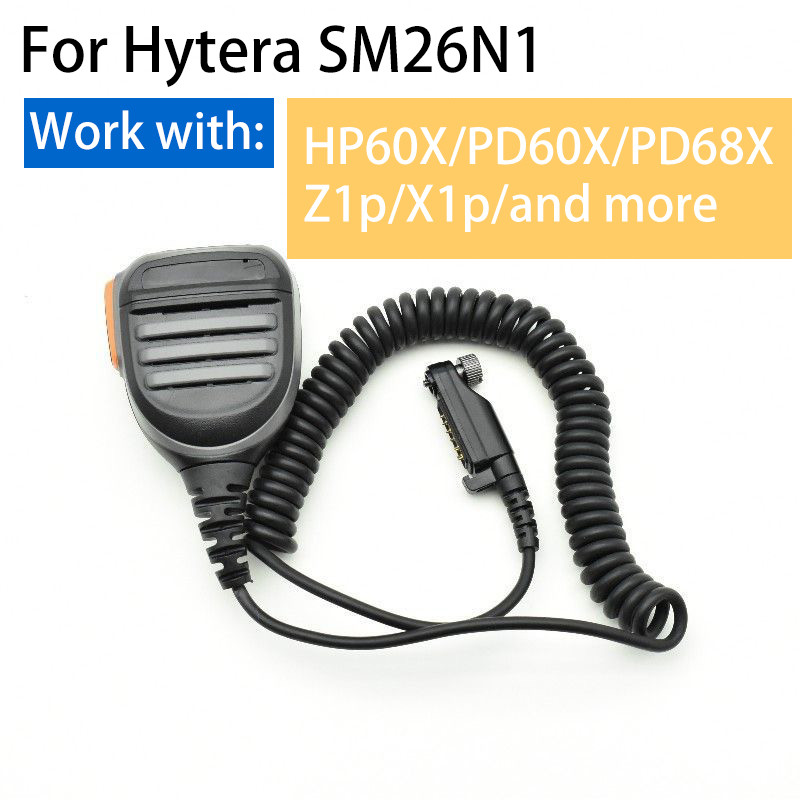 ไมโครโฟนลําโพงสําหรับวิทยุ Hytera HP60X PD60X PD68X Z1p X1p
