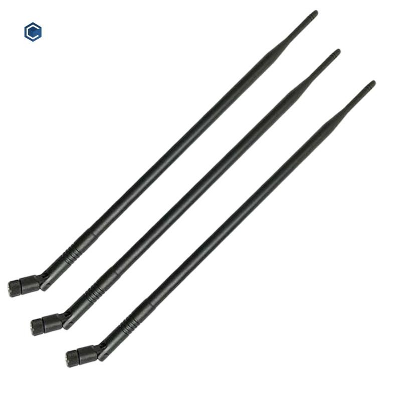 [mavis_coffey.th]3PCS 9DBi RP-SMA Dual Band 2.4GHz 5GHz High Gain WiFi Router เสาอากาศเอียงไร้สาย