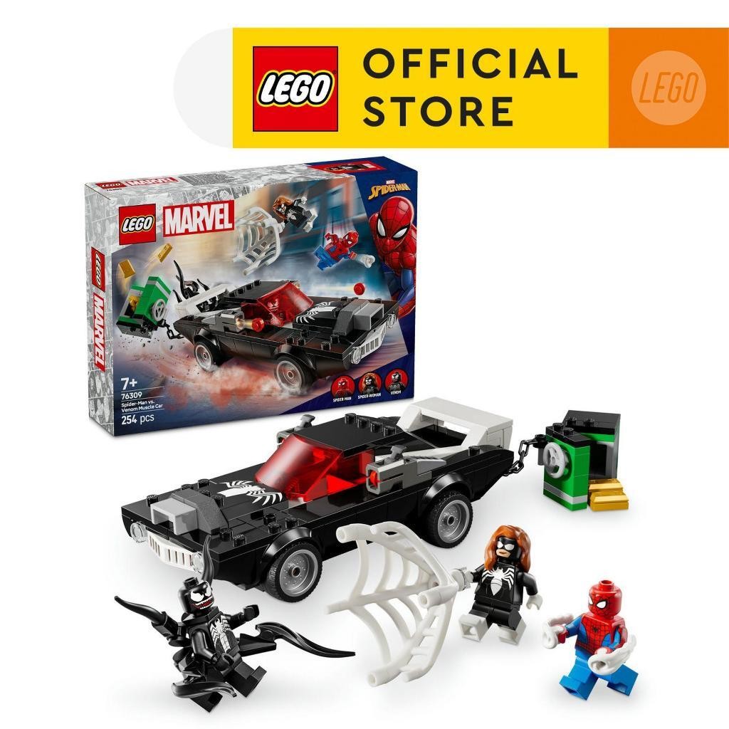 LEGO Super Heroes Marvel 76309 SpiderMan vs. รถ Venom Muscle 254 ชิ้น