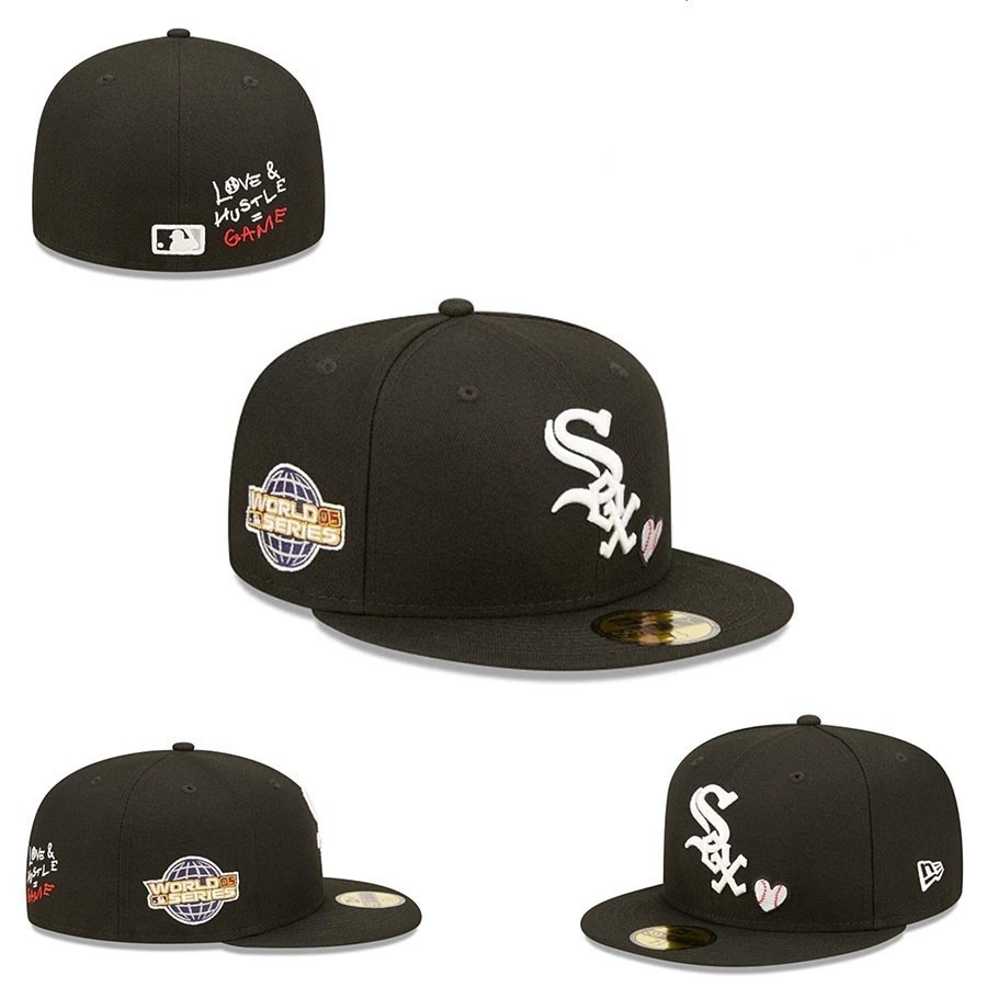 หมวกกีฬา MLB Chicago White Sox รุ่น 59FIFTY สำหรับผู้ชายและผู้หญิง