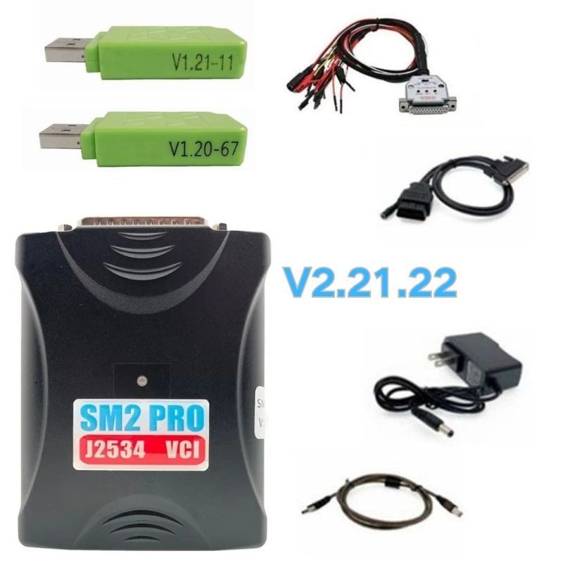 SM2 PRO J2534 VCI PCM v2.21.22 เครื่องมือวินิจฉัยรถยนต์