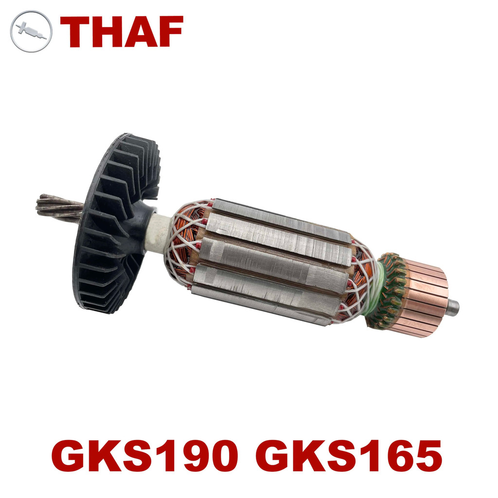 AC220V-240V Armature โรเตอร์ Anchor สําหรับ BOSCH เลื่อยวงเดือน GKS190 GKS165 GKS 190 GKS 165
