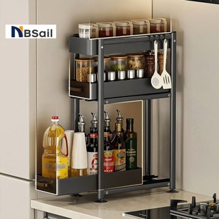 NBSail ที่จัดเก็บเครื่องเทศในลิ้นชัก ลิ้นชักจัดเก็บของหลายชั…