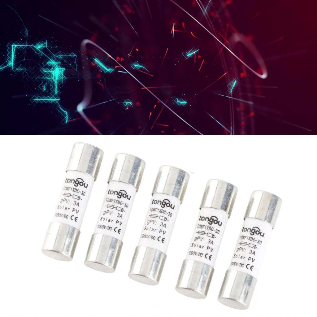 Rrianfo-ph Tube Photovlusic Set Kit Pack 5 อุปกรณ์เสริมสําหรับการใช้งานทั้งหมด 3A 10A 20A 25A 30A (3