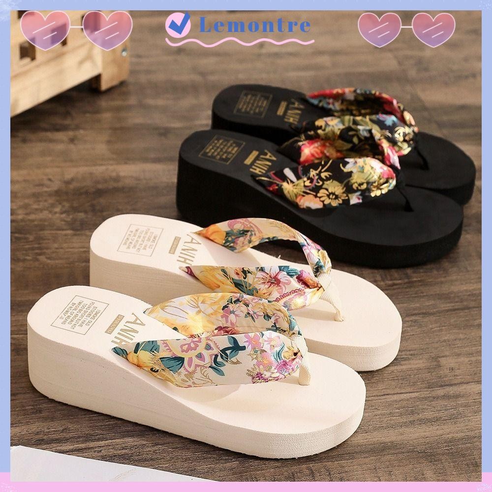 LEMONTRE รองเท้าแตะผู้หญิง รองเท้าแตะผู้หญิง EVA ลําลอง รองเท้าผู้หญิง