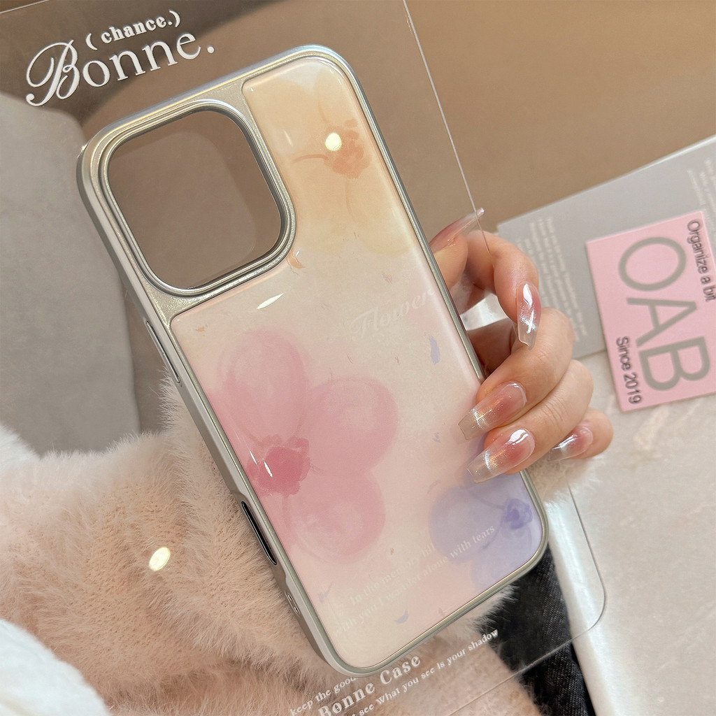 สีสัน Blooming ดอกไม้เคสโทรศัพท์ Drop-Resistant สําหรับ iPhone 18 Pro Max 18 Pro 18 16 Promax 15 Promax 11 12 13 16e 15pro