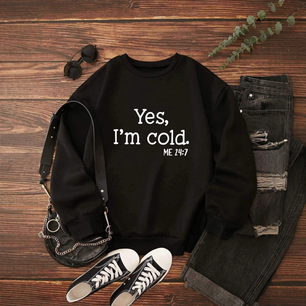 ลายรอบคอจดหมายแขนยาวสไตล์ใหม่เสื้อสเวตเตอร์ผู้หญิงฤดูใบไม้ผลิฤดูใบไม้ร่วงเสื้อด้านบน202523 เสื้อสวมห