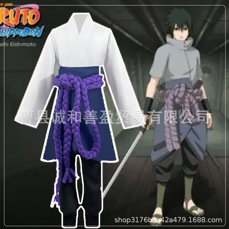 เสื้อผ้า cosplay Sasuke Shippuden สไตล์ anime สุดฮิต