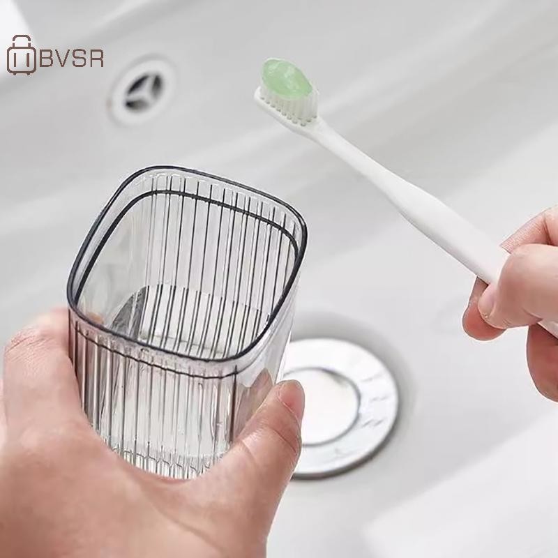 บีวีเอสอาร์ 1เซ็ตแบบพกพาสบู่พลาสติกกรณีแปรงสีฟันกล่องเก็บสําหรับภาชนะเดินทางจานถาดแป้งชุดอุปกรณ์การเดินทาง ไทย - รูปที่ 4