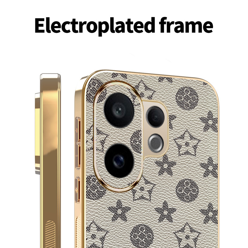 เคสสําหรับ Vivo V60 แฟชั่นคลาสสิก Timeless หนัง รูปที่ 3