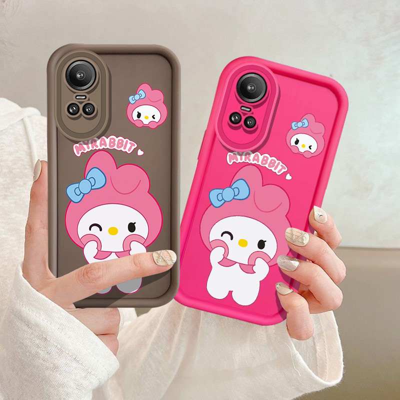 น่ารัก My Melody นุ่มสําหรับ OPPO C21 C17 F7 C31 A83 11F V23 C33 Realme 10 2 8 PRO 8I 7i Reno 2F 2Z 