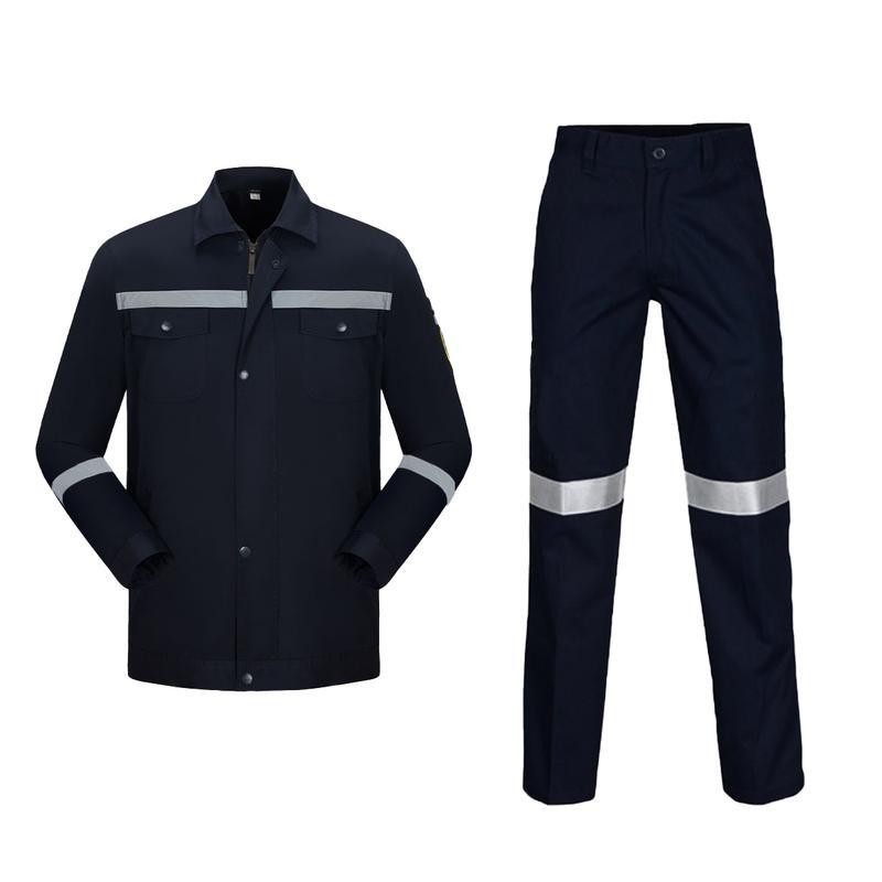 ชุดเครื่องแบบทำงาน เสื้อช็อป กางเกงทำงาน ใส่ได้ทั้งชายและหญิง ชุดช่างโรงงาน ชุดทำงานซ่อมรถยนต์ ช่างเชื่อม ชุดสะท้อนแสง