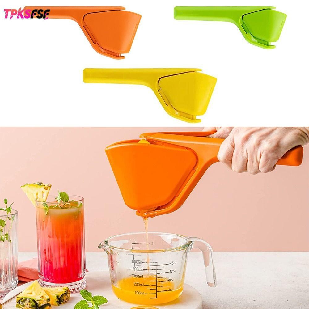 เครื่องคั้นน้ําผลไม้แบบแมนนวล TPKSF เครื่องคั้นน้ําผลไม้มะนาวสีส้มแบบมือถือ