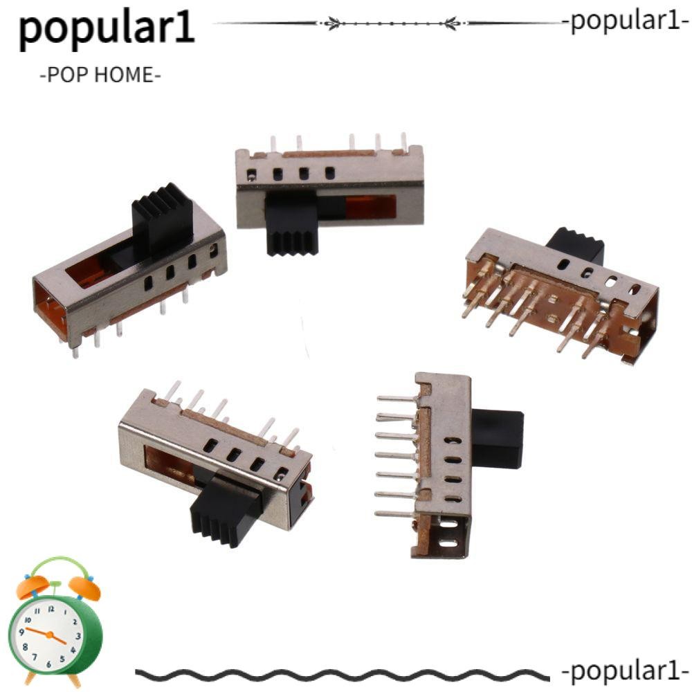 POPULAR 5pcs Micro Slide Switch, 10P 2P4T 4 ตําแหน่งสลับสวิทช์,มินิแนวตั้ง 5 มม.สลับ SS-24E01 Micro 