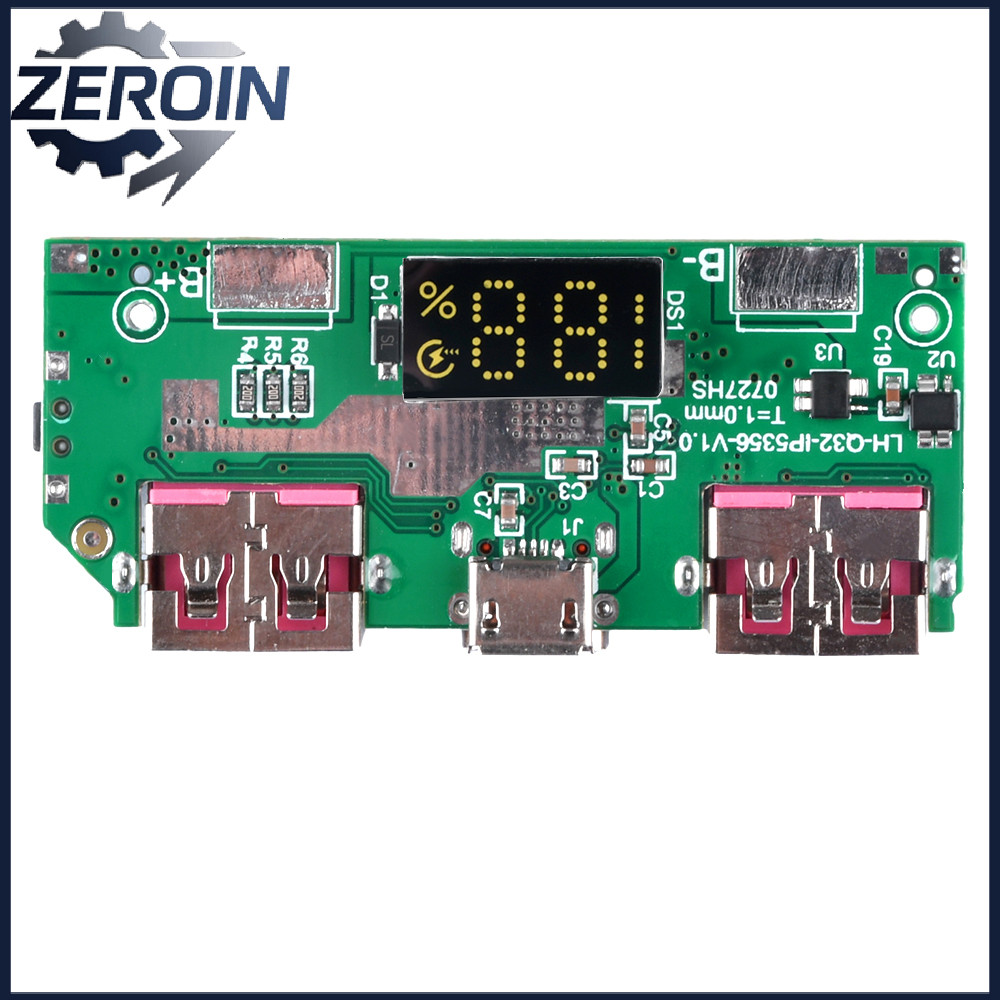 5V3A Li-ion แบตเตอรี่ดิจิตอล Fast Charging โมดูล IP5356 รองรับ TYPE-C Micro USB QC3.0 2.0/PD3.0 PD2.