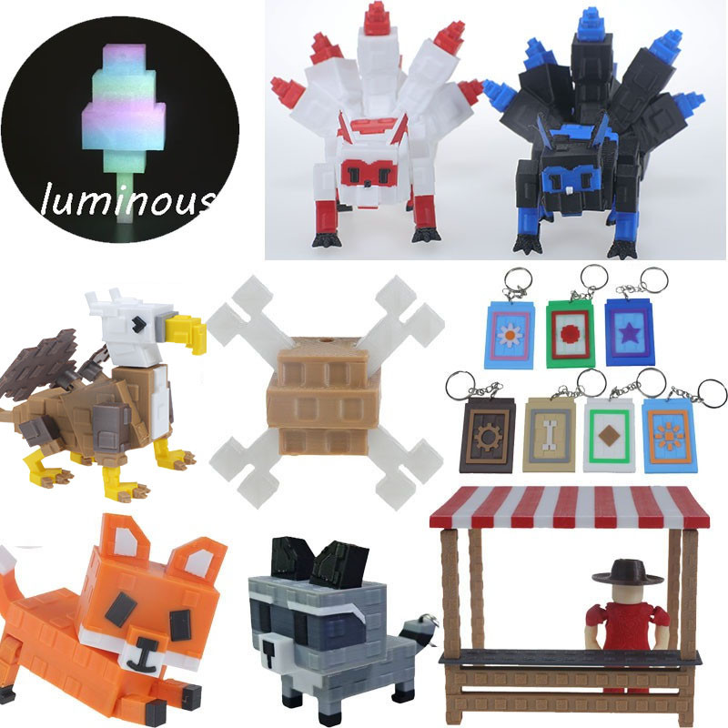 2025 Roblox Grow A Garden Game Action Figure 3D พิมพ์ของเล่น Raccoon ของเล่นรุ่น