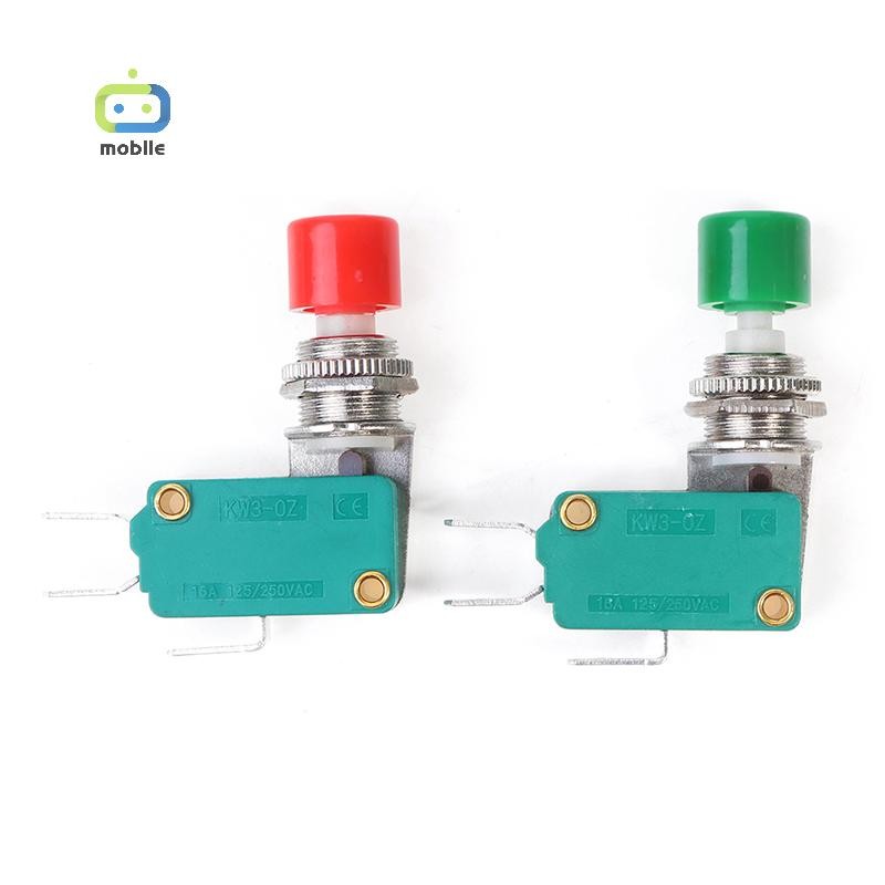 [maygood] DS-438 Momentary Red /Green Push button Actuator Micro Limit Switch ปุ่มกด {TH}