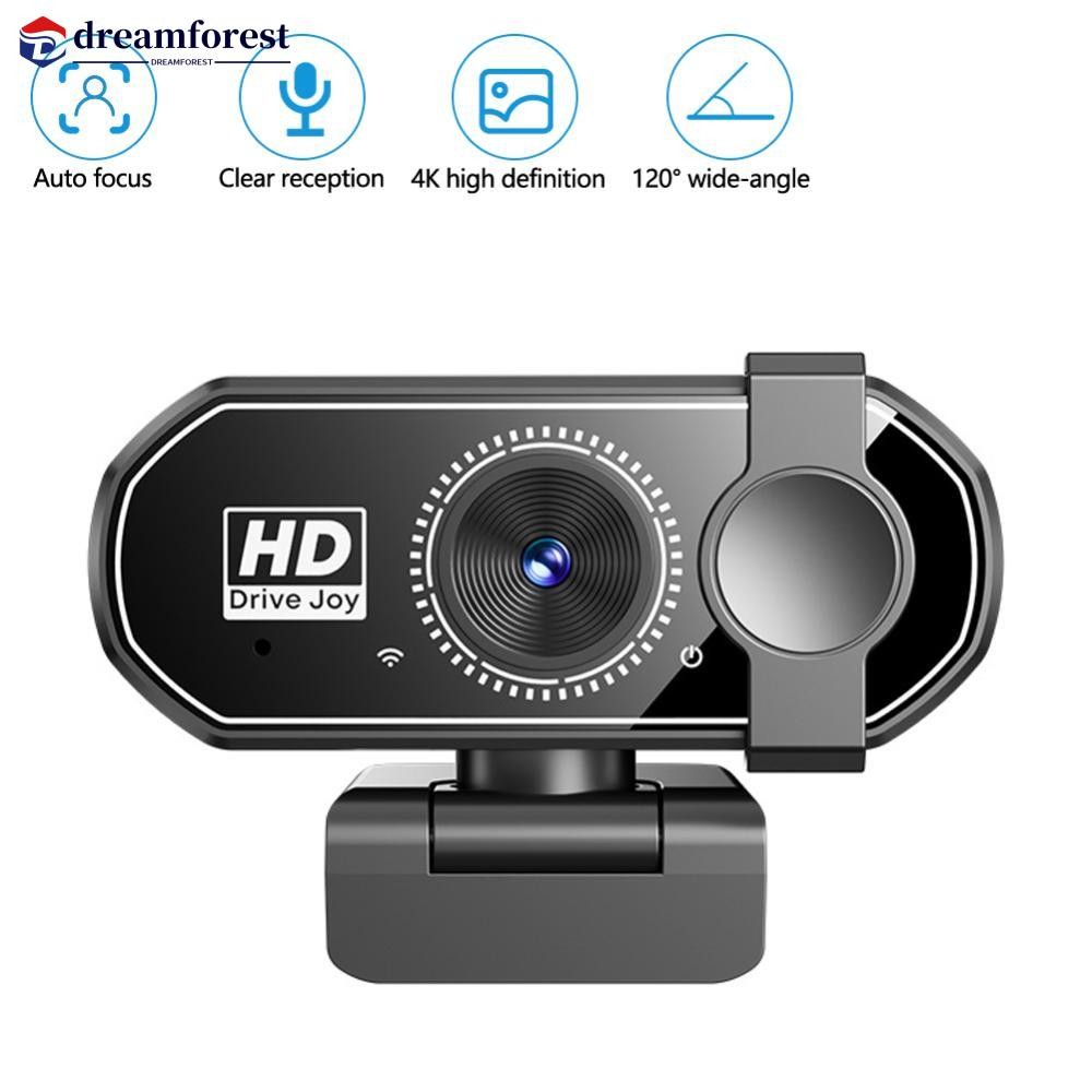 DFS ปลั๊ก USB & Play 1080P/2K/4K HD Webcam สําหรับแล็ปท็อปและเดสก์ท็อปกล้องสตรีมมิ่งโฟกัสอัตโนมัติสํ