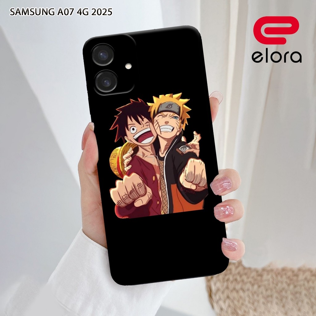 เคส HP Samsung A07 4G 2025 - Elolora.id - เคส Samsung A07 4G - เคสอนิเมะ Motif - ตัวป้องกันมือถือ - 