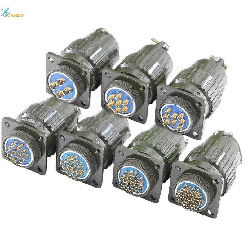 NDY 1 ชิ้นชายหญิงสาย Joint Connector 2/3/4/5/7/10/14/16 Pin YP21 21 มม.ปลั๊กการบินซ็อกเก็ต Y2M Conne