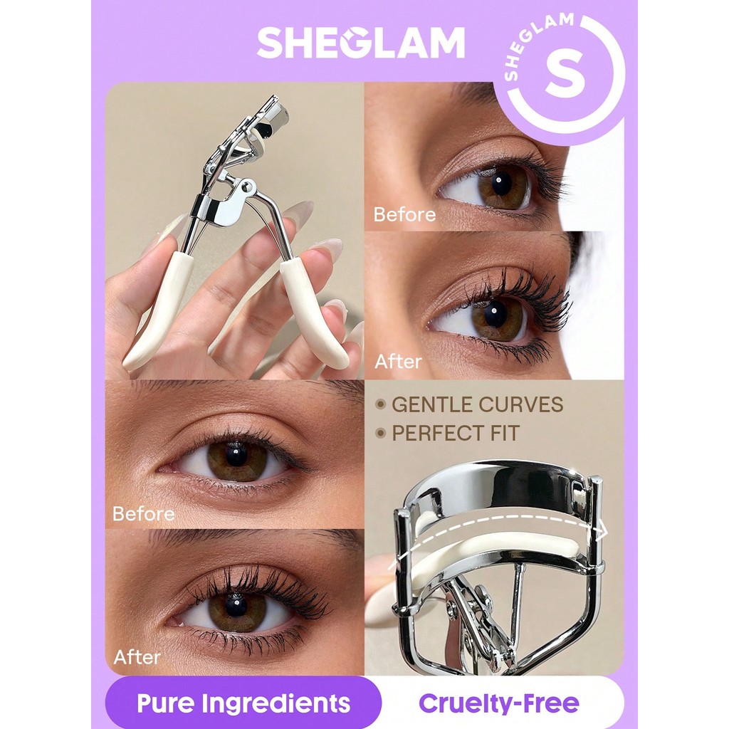 SHEGLAM Made For Me Eyelash Curler ยี่ห้อความงามแต่งหน้าเครื่องสําอางสําหรับผู้หญิงสาว Perfect