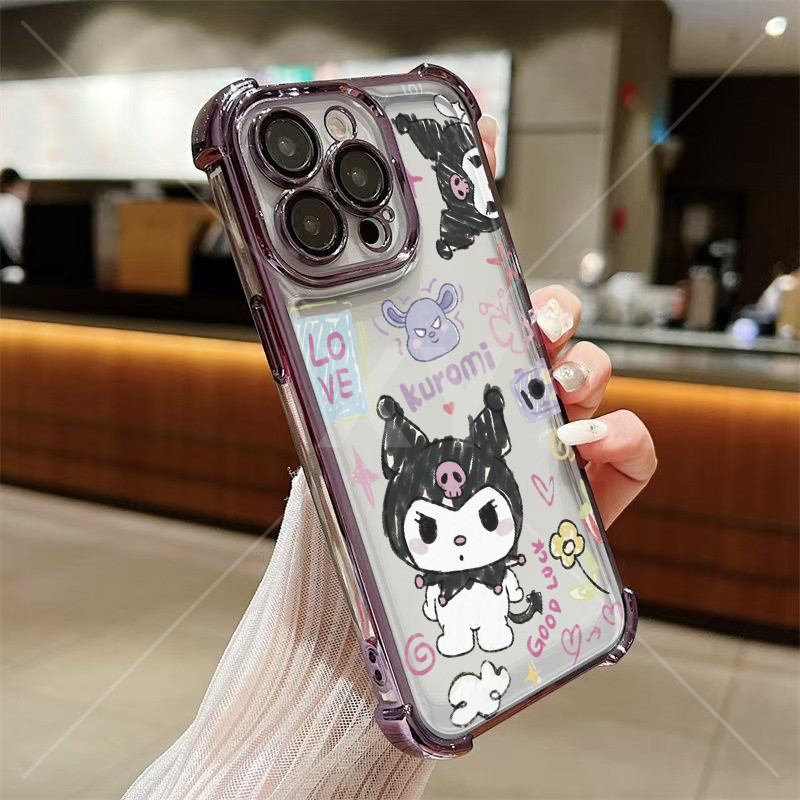 เคส Samsung A07 A17 A26 5G A06 5G A06 A56 5G A36 5G A16 5G A70 A70S A55 5G A35 5G A25 5G A71 4G A7 2018 A10 M10 การ์ตูนKuromi - รูปที่ 2