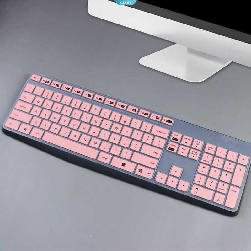 ตัวป้องกันคีย์บอร์ดป้องกันฝุ่นสําหรับคีย์บอร์ด Logitech K375s & MK235 – แผ่นรองครอบไร้สาย/เดสก์ท็อป 